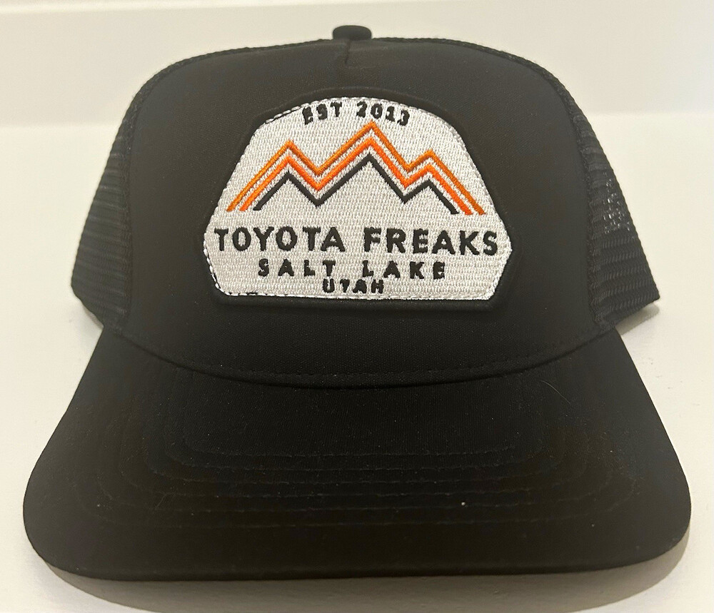 Toyota Freaks Salt Lake Utah Black Mesh Snapback Trucker Hat Men’s OS